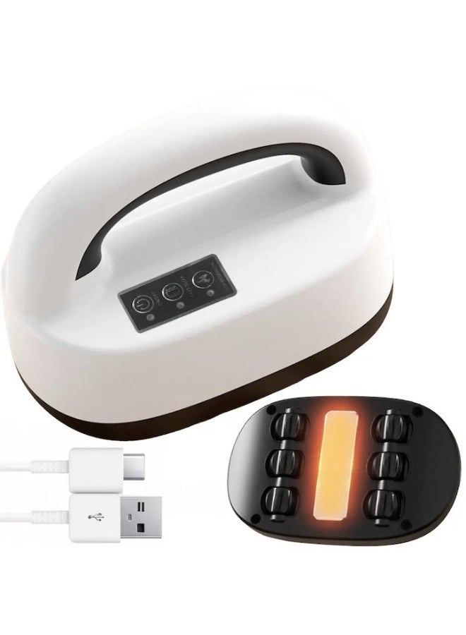 Heated 6D Roller Electric Massager – Deep Tissue Human-Like Massage with Multi-Level Heat, Menstrual Pain Relief, Muscle Relaxation and Blood Circulation Improvement, Home Portable Wellness Device - Image 1